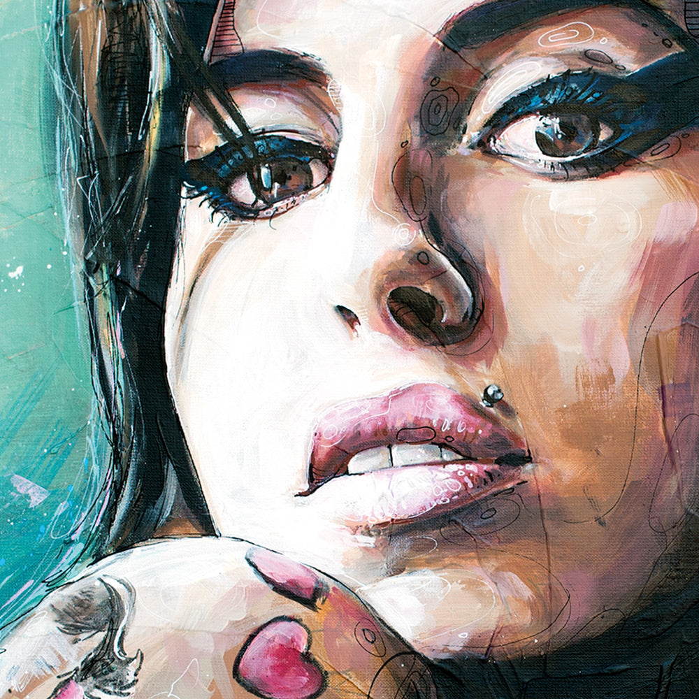 Amy Winehouse 01 Druck 70x50 cm