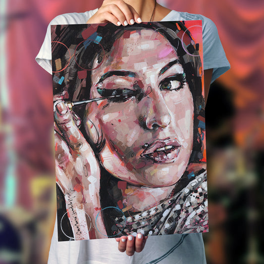 Amy Winehouse 02 Druck 50x70 cm