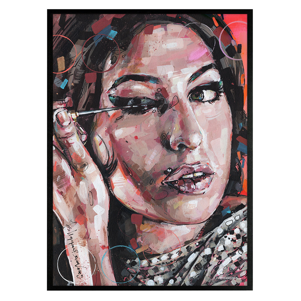 Amy Winehouse painting 29,7x42 cm