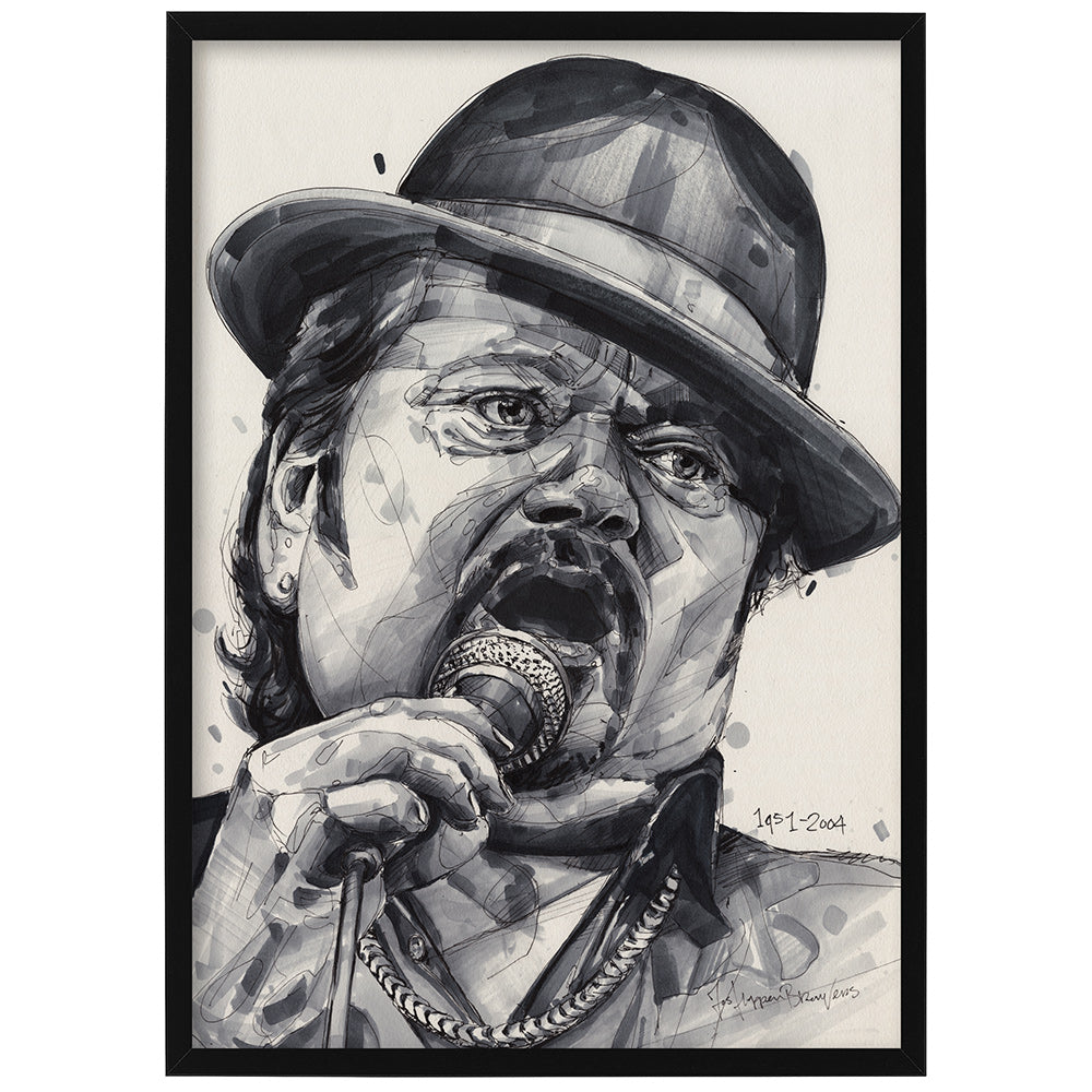 André Hazes Malerei 28x42 cm