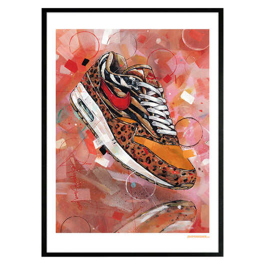 Nike Air Max 1 Animal pack 3.0 print 50x70 cm - framed & signed