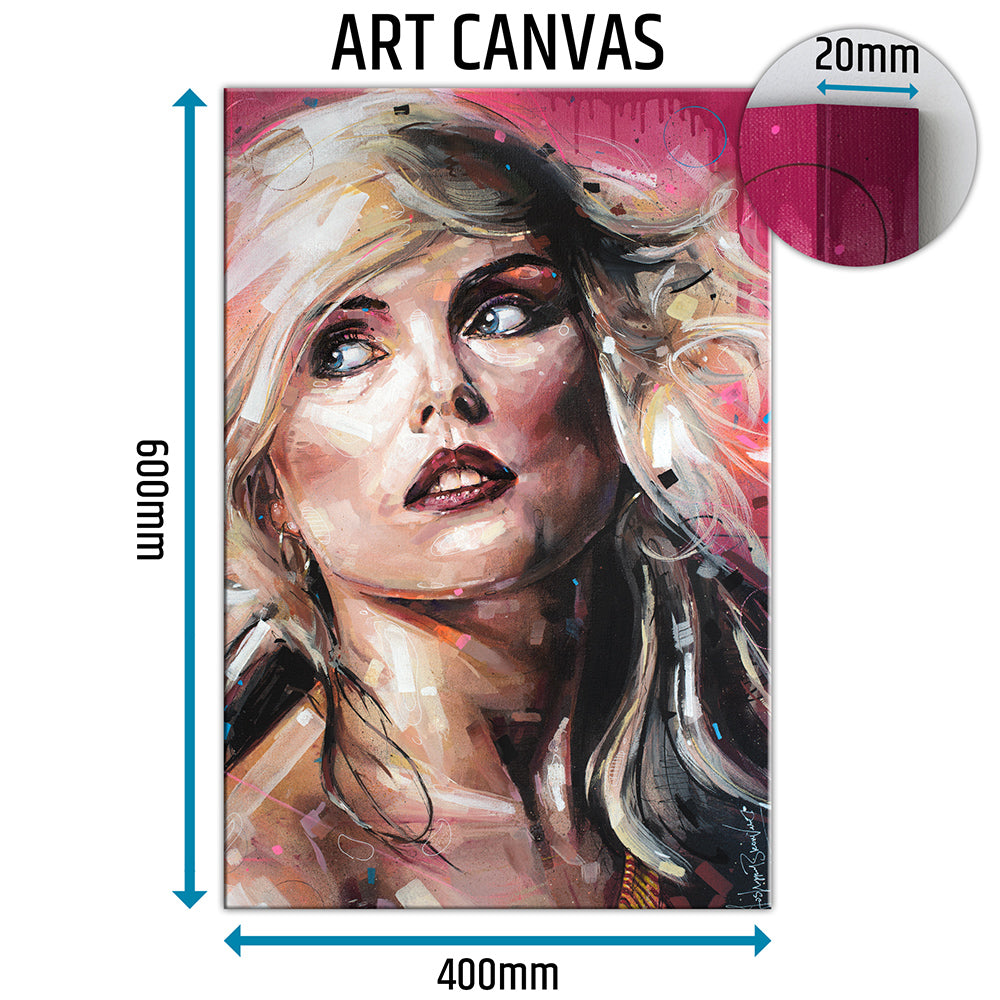 Blondie Leinwand 40x60 cm