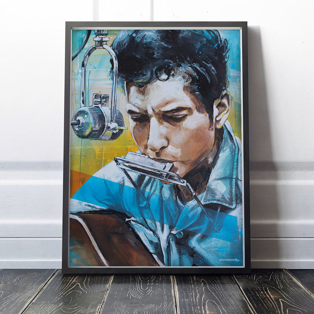 Bob Dylan peinture 60x80 cm