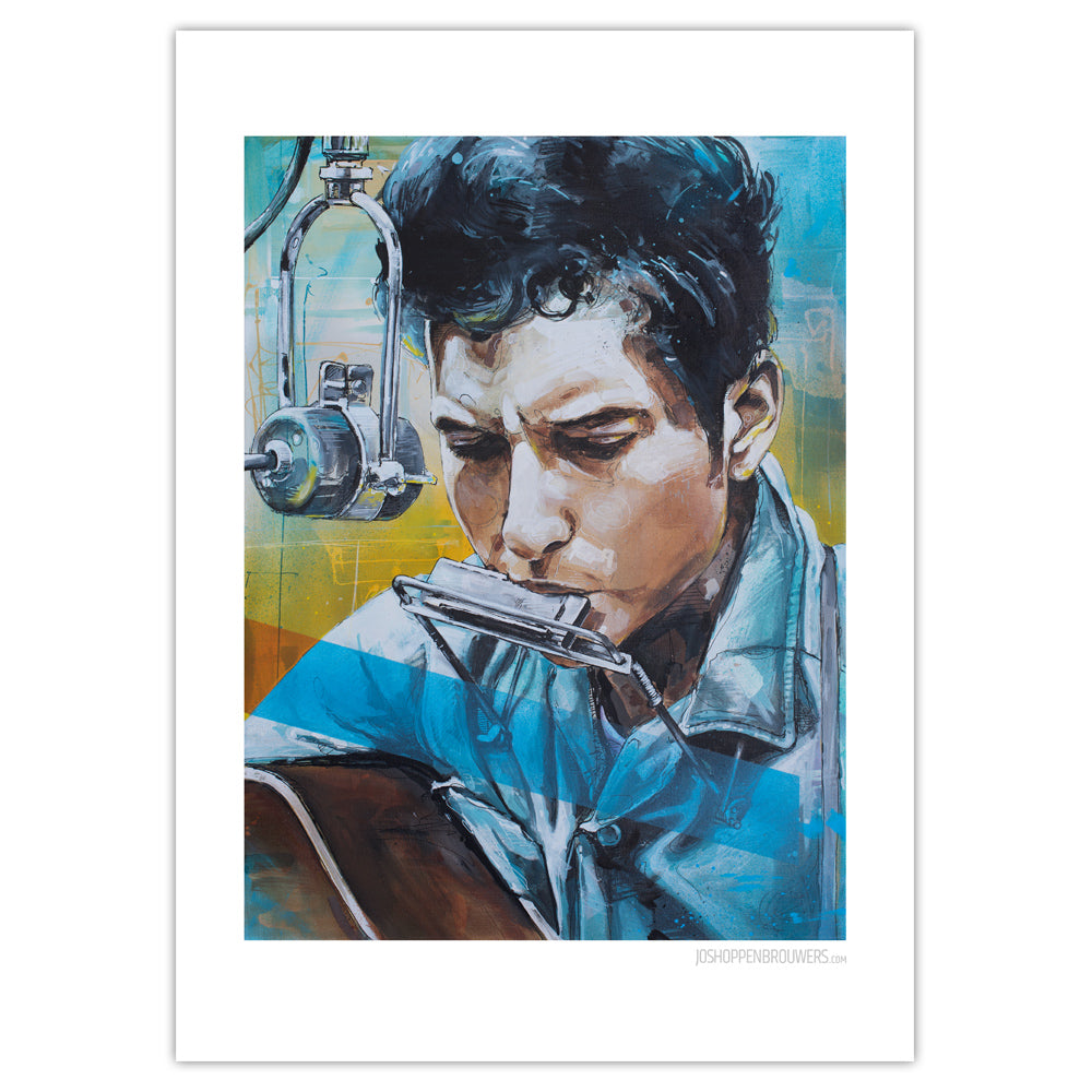 Bob Dylan Druck 50x70 cm