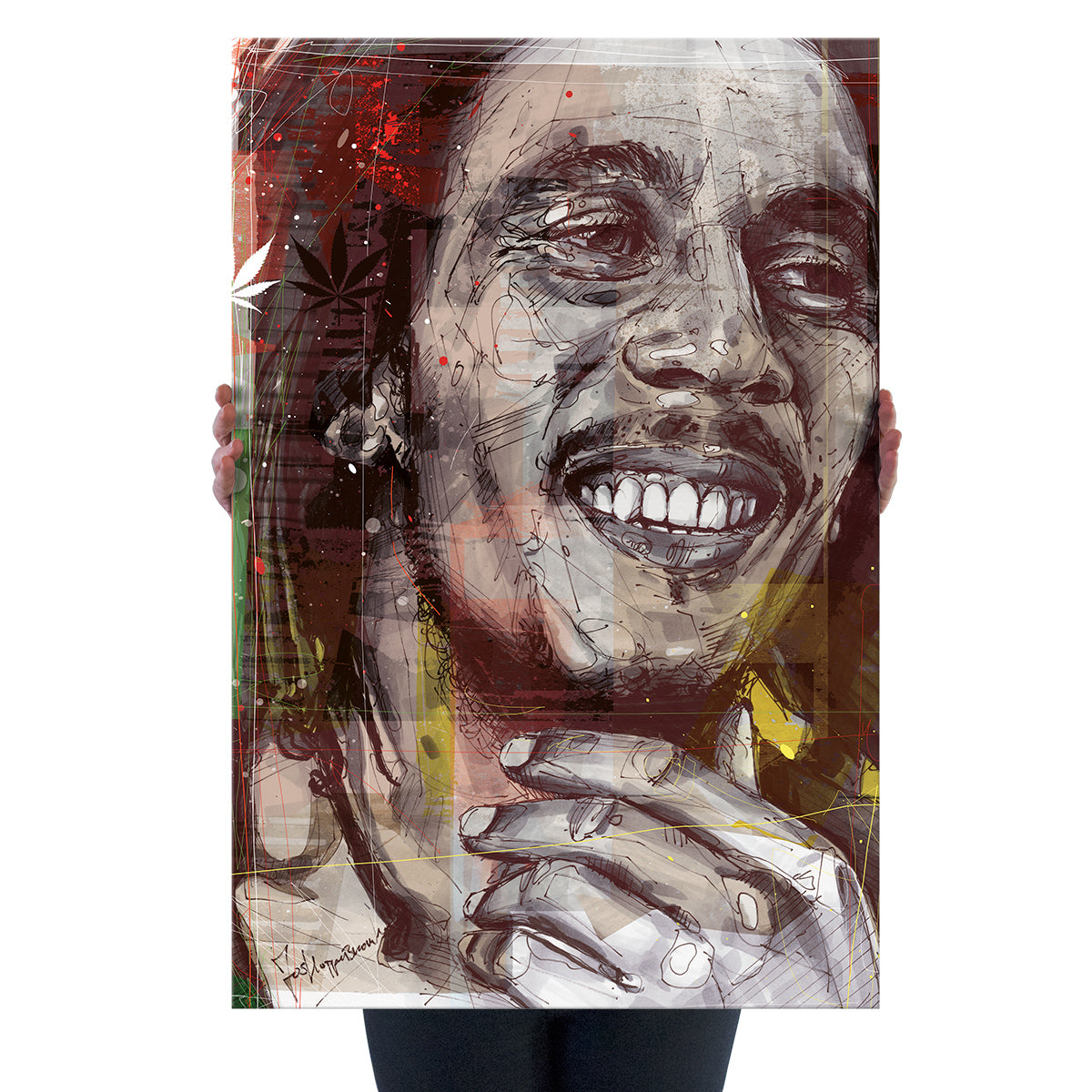 Bob Marley 01 canvas