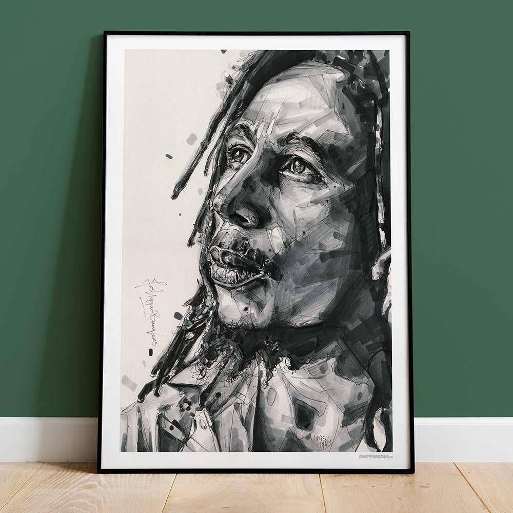 Bob Marley 03 print 50x70 cm