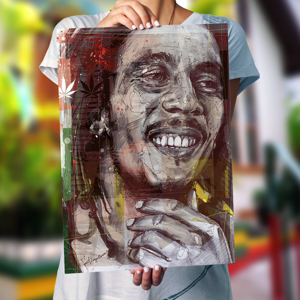 Bob Marley 01 Druck 50x70 cm