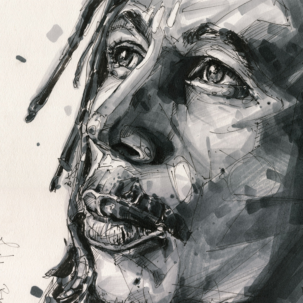 Bob Marley 03 imprimé 50x70 cm