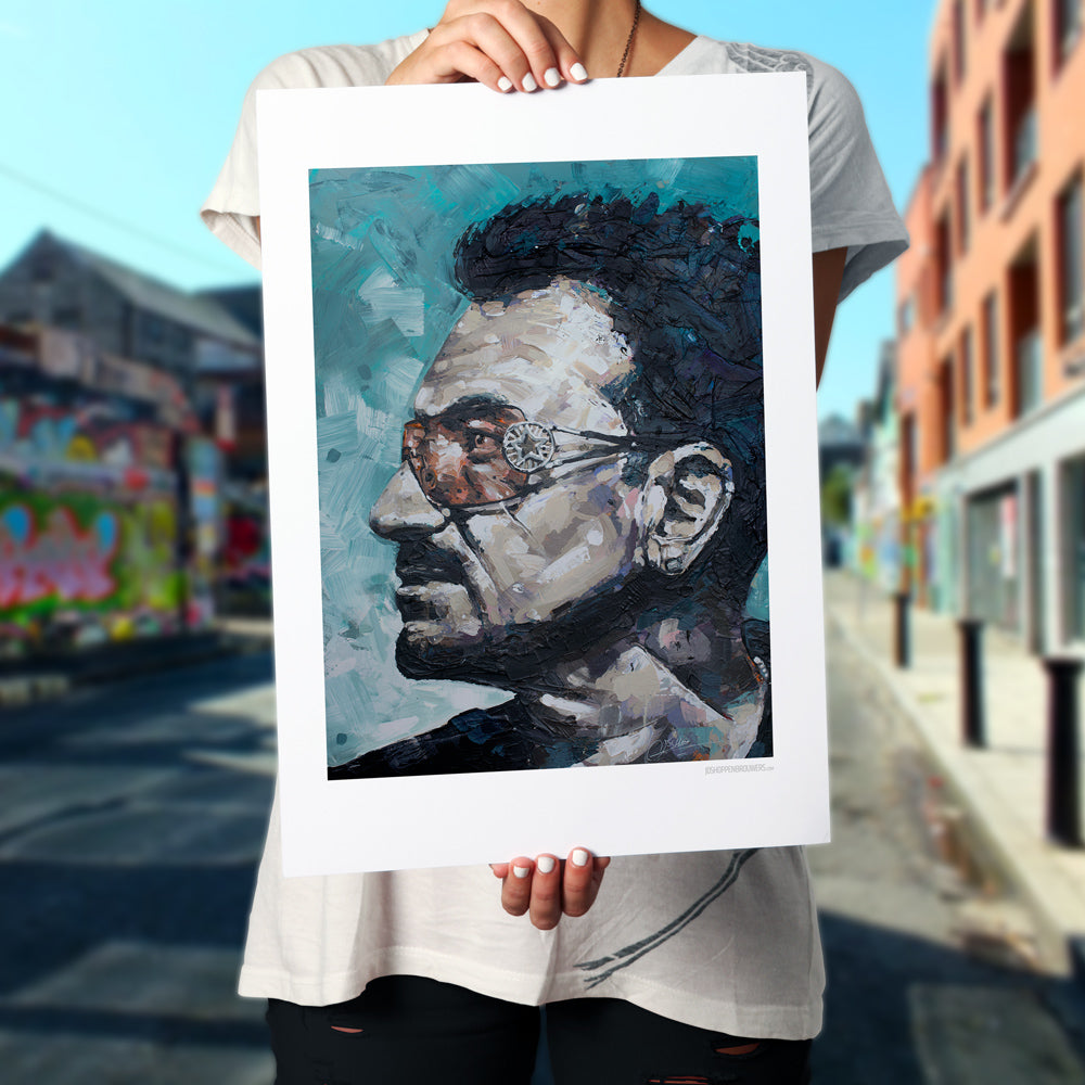 Bono U2 Druck 50x70 cm