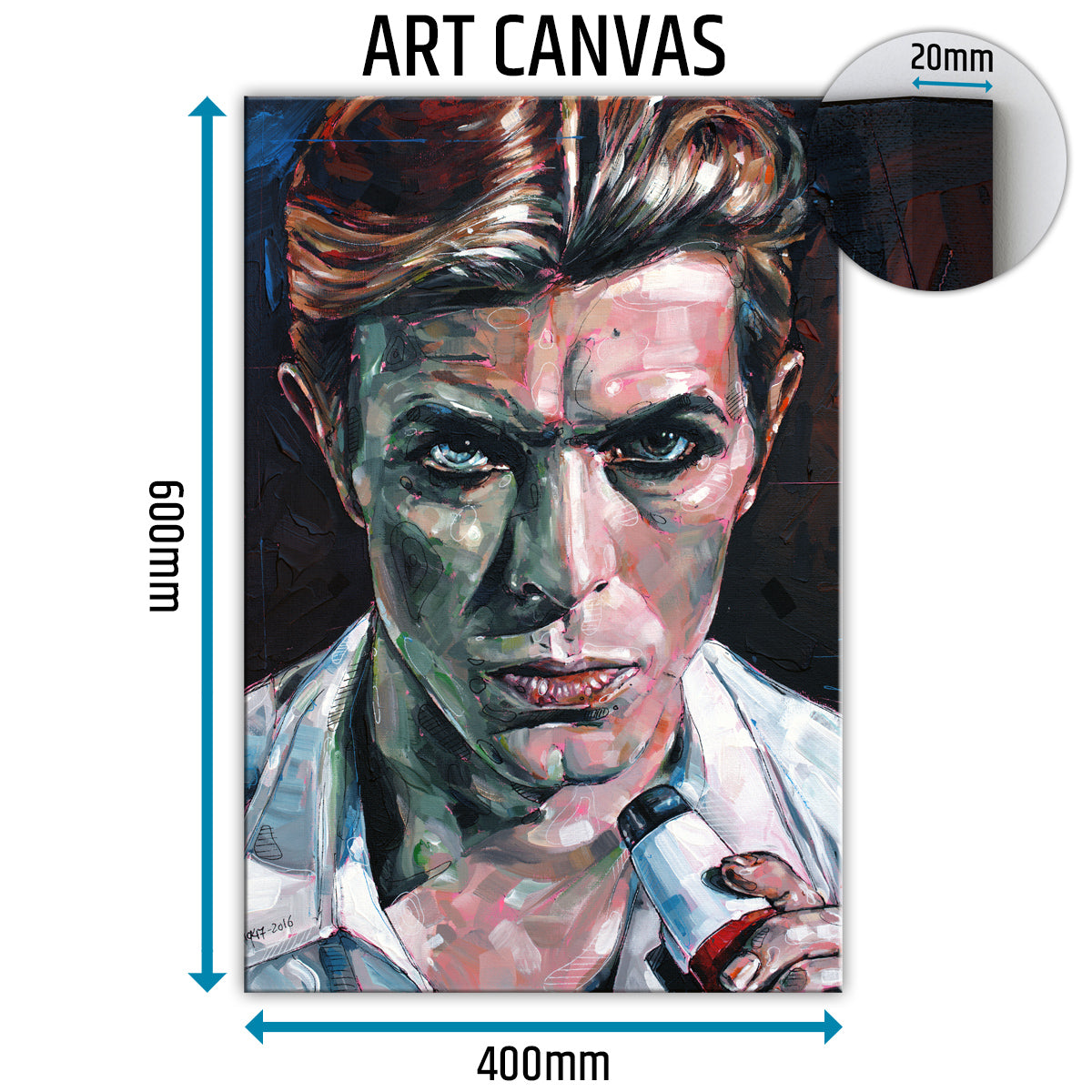 David Bowie 03 canvas 40x60 cm