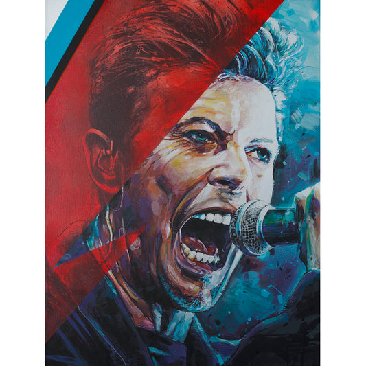 David Bowie schilderij 60x80 cm (VERKOCHT)