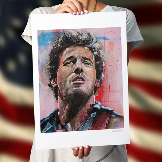 Bruce Springsteen 01 print 50x70 cm