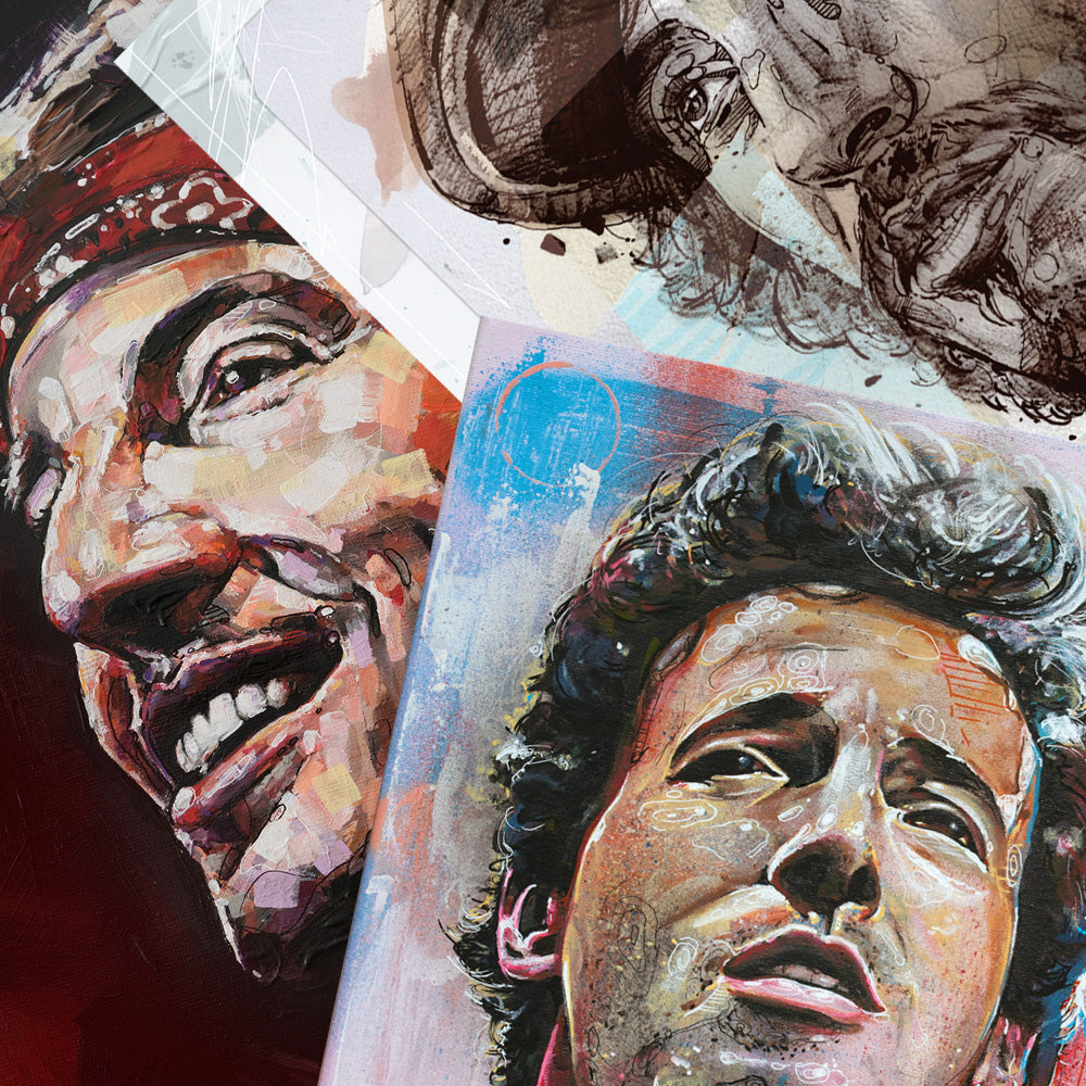 Bruce Springsteen 03 canvas 40x60 cm