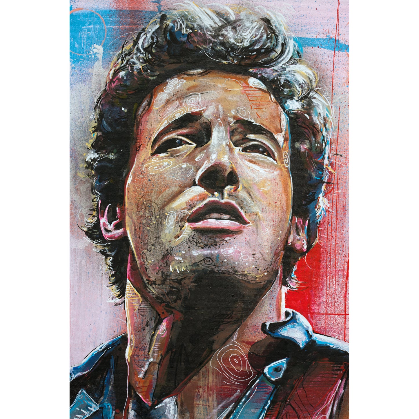 Bruce Springsteen 01 toile 40x60 cm