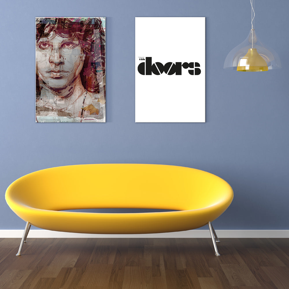 Jim Morrison toile 40x60 cm