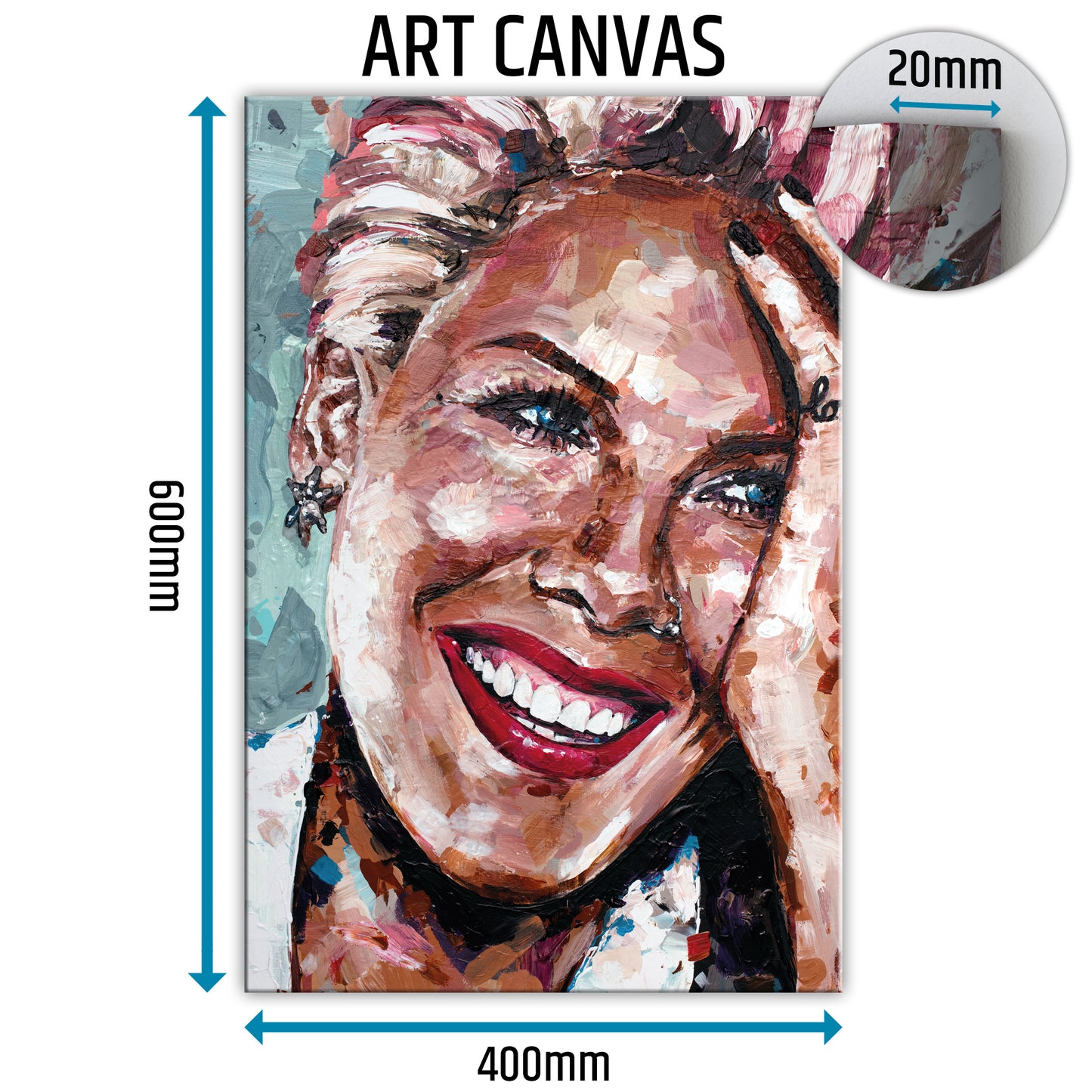 P!nk canvas 40x60 cm