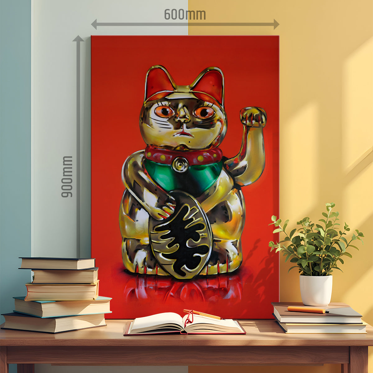 Maneki Neko canvas