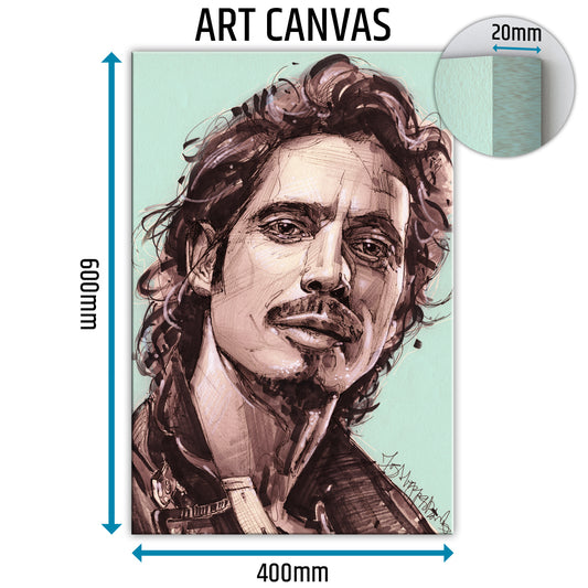 Chris Cornell lienzo 40x60 cm