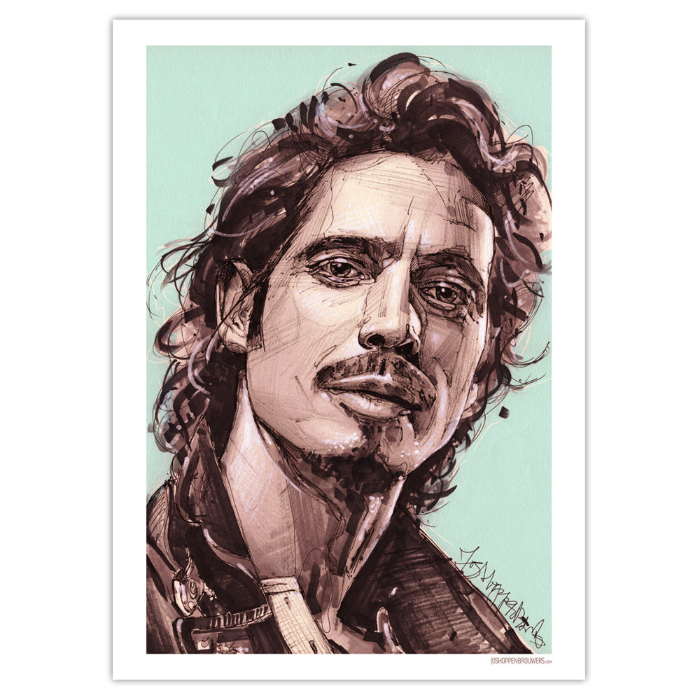 Chris Cornell Druck 50x70 cm