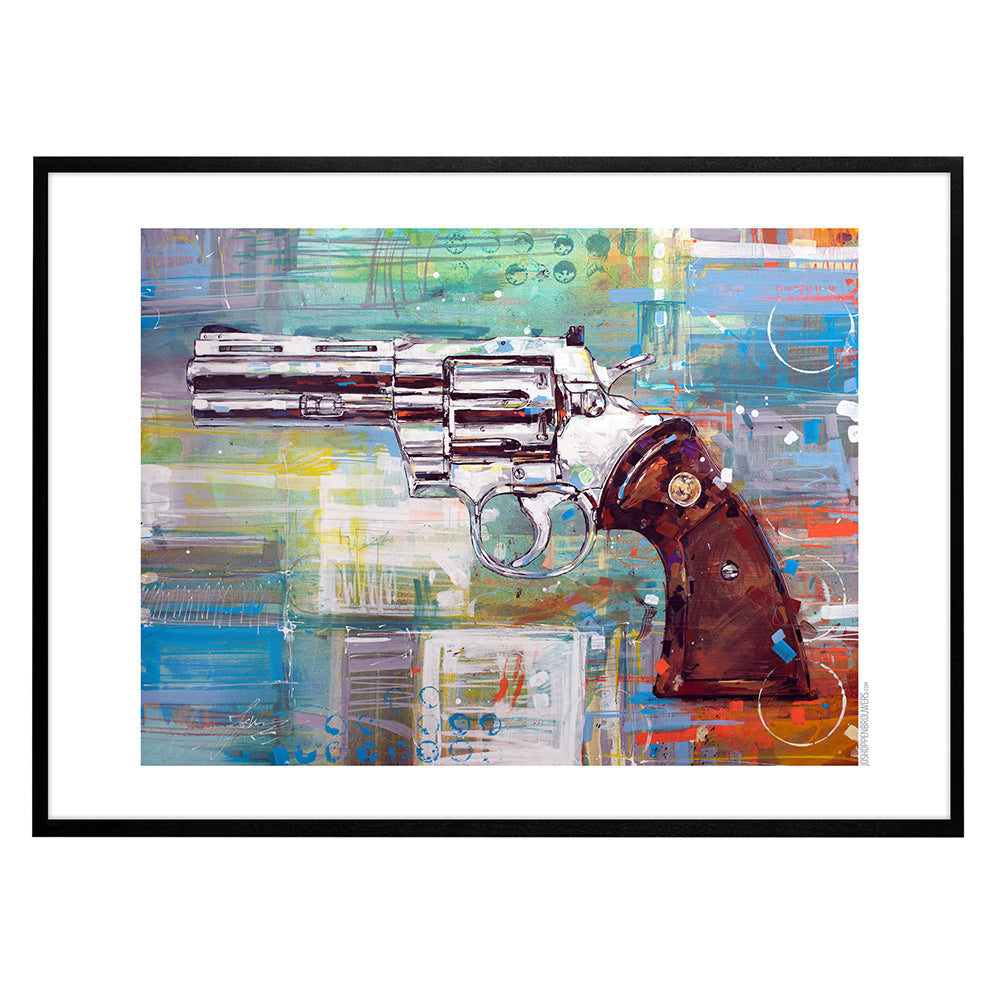 Revolver (Colt Python) Druck
