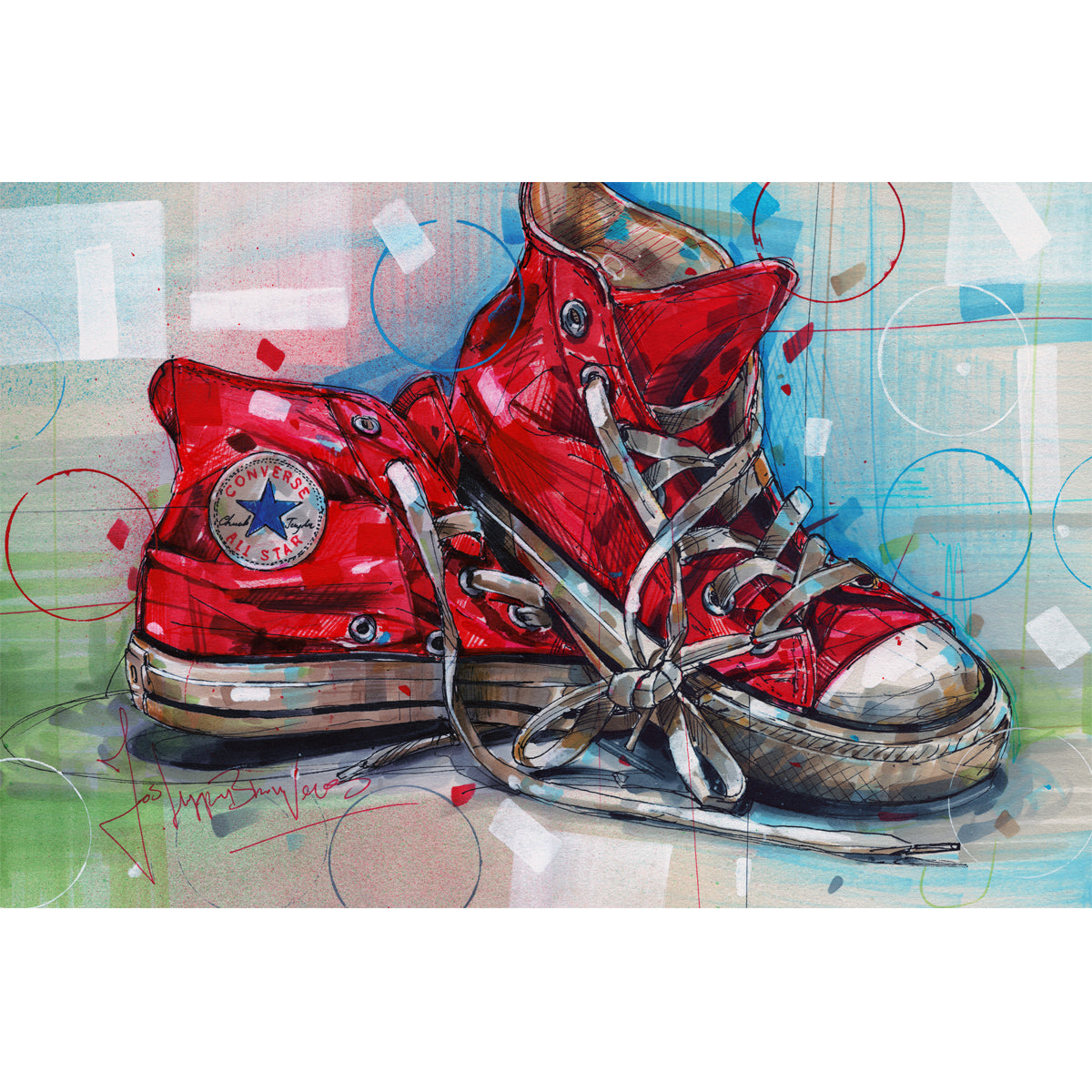 Converse All Star sneaker canvas 60x40 cm