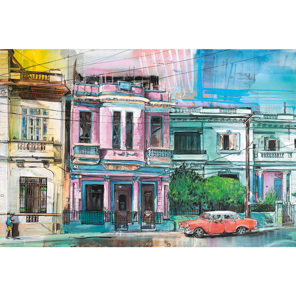 Havana city schilderij 150x100 cm