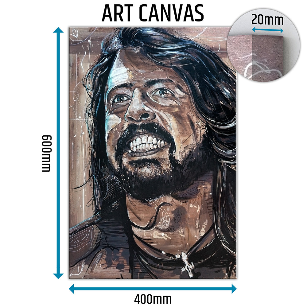 Dave Grohl 02 toile 40x60 cm