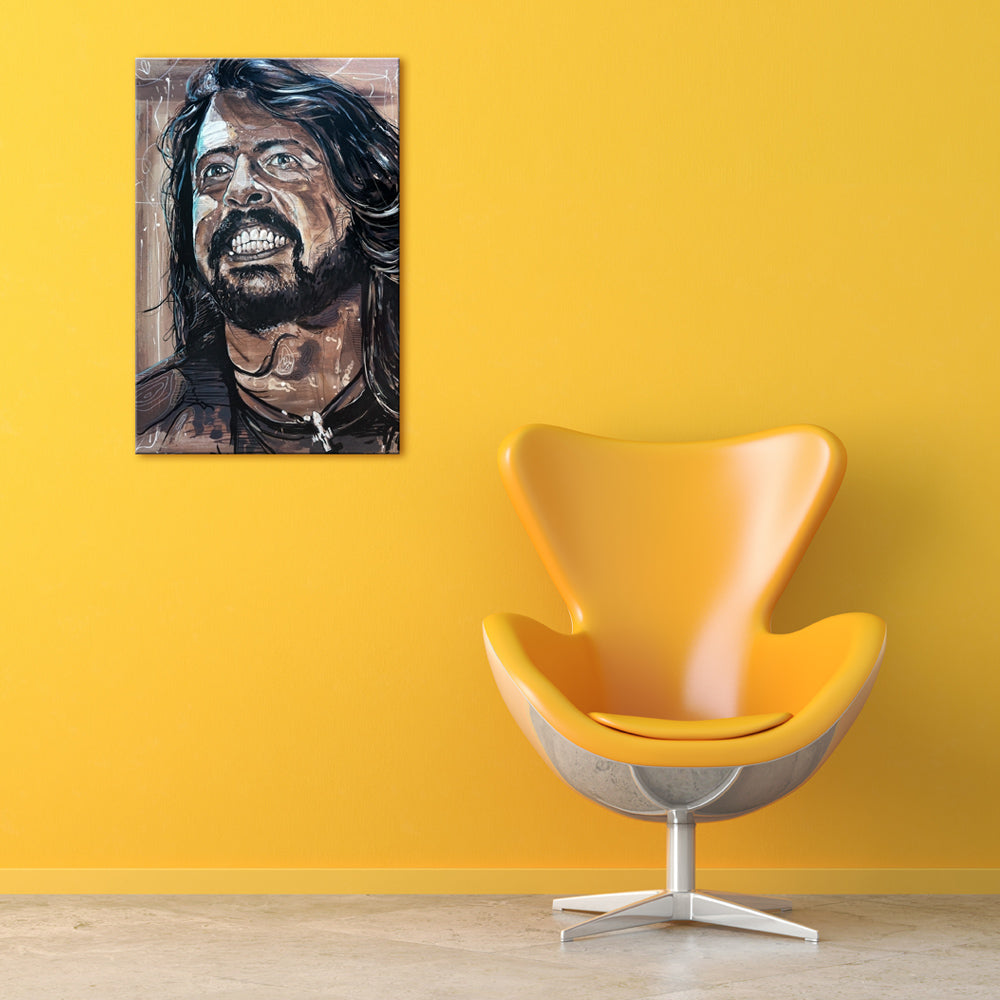 Dave Grohl 02 toile 40x60 cm