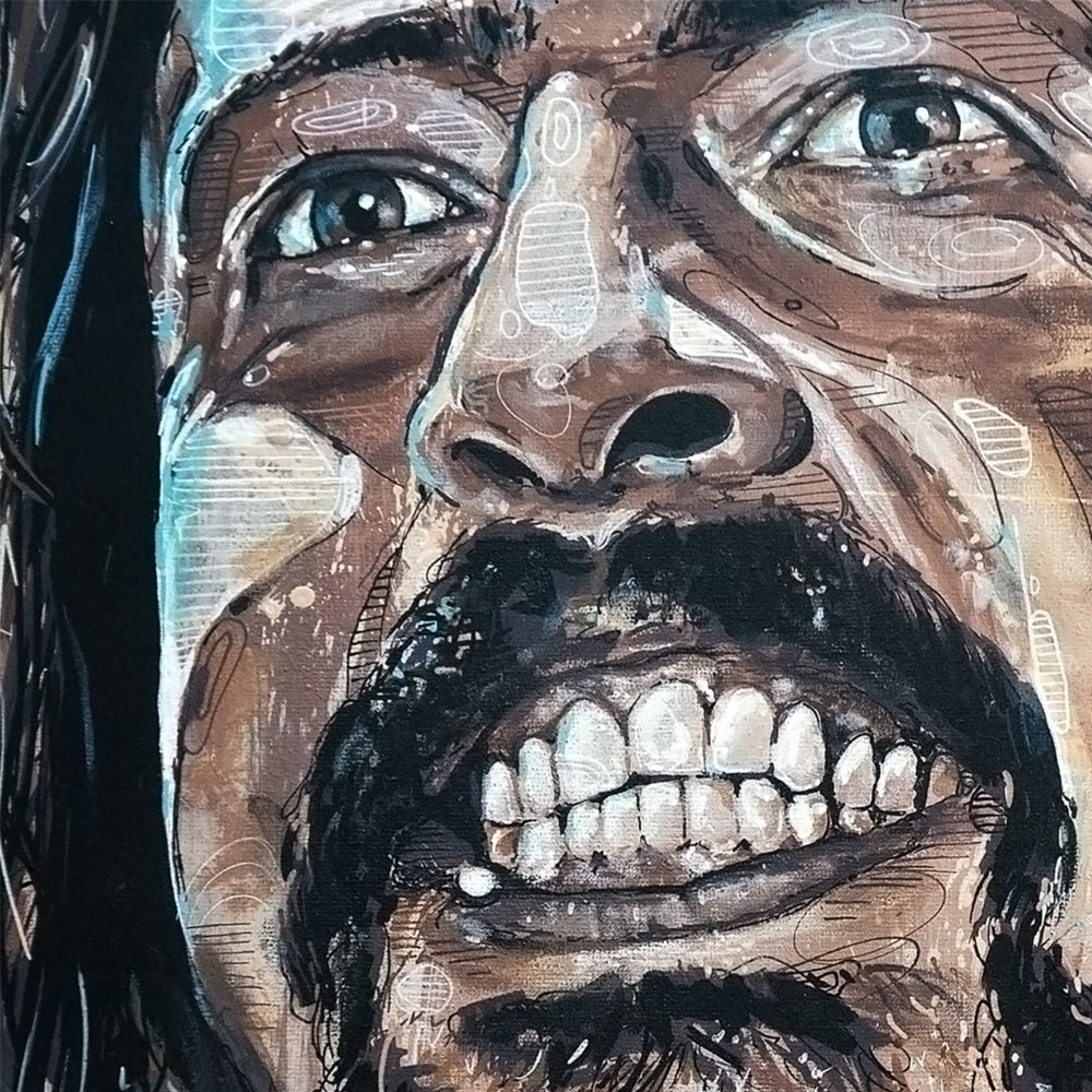 Dave Grohl 02 imprimé 50x70 cm