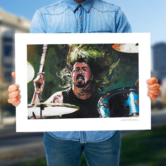 Dave Grohl 03 Druck 70x50 cm