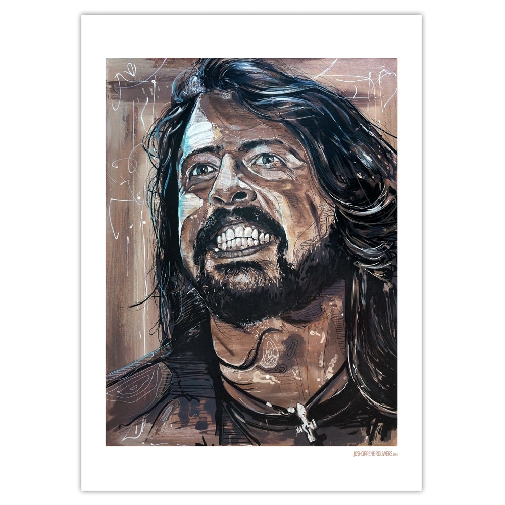 Dave Grohl 02 Druck 50x70 cm