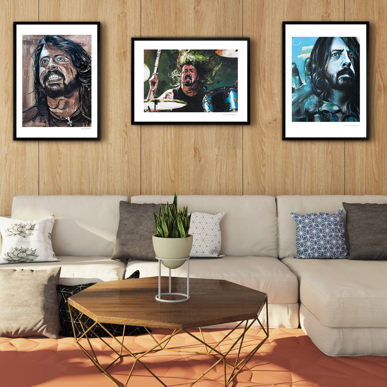 Dave Grohl 02 print 50x70 cm