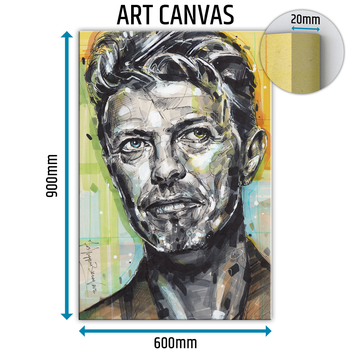 David Bowie 02 toile