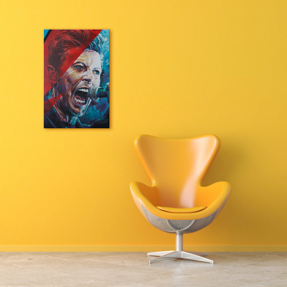 David Bowie 01 Leinwand 40x60 cm