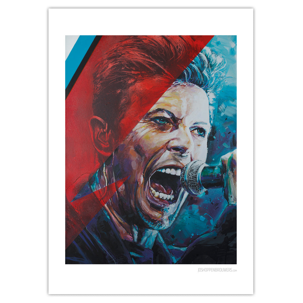 David Bowie 01 print 50x70 cm