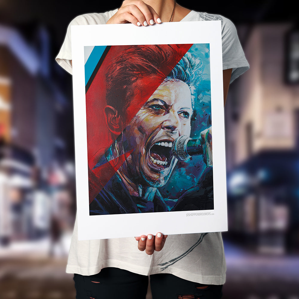 David Bowie 01 print 50x70 cm