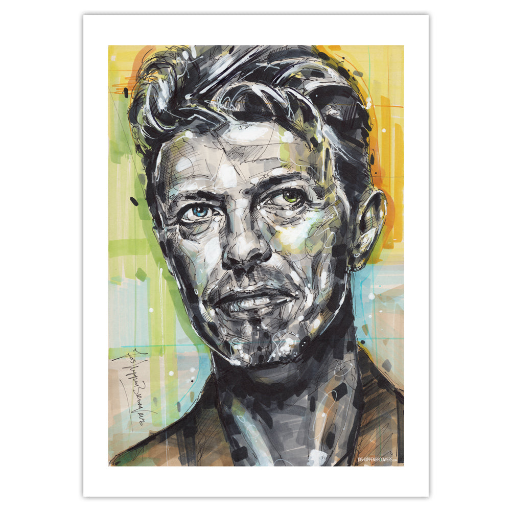 David Bowie 02 estampados 50x70 cm