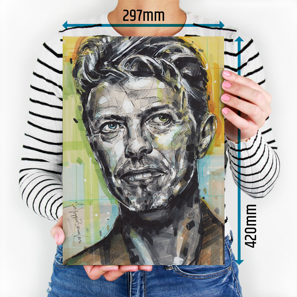 David Bowie 02 Druck 29,7x42 cm (A3)