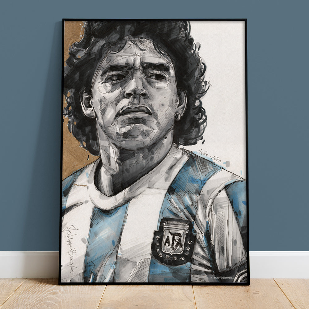 Diego Maradona 02 art print