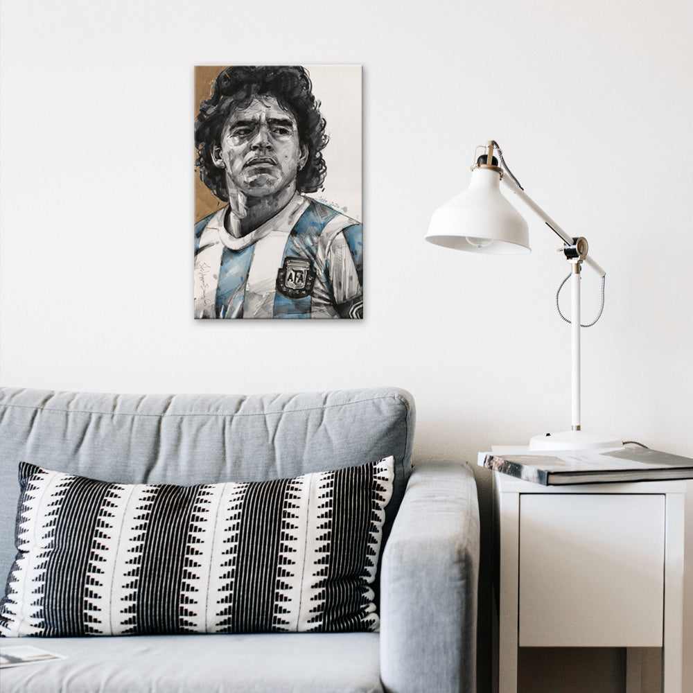 Diego Maradona toile 40x60 cm