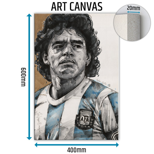 Diego Maradona Leinwand 40x60 cm