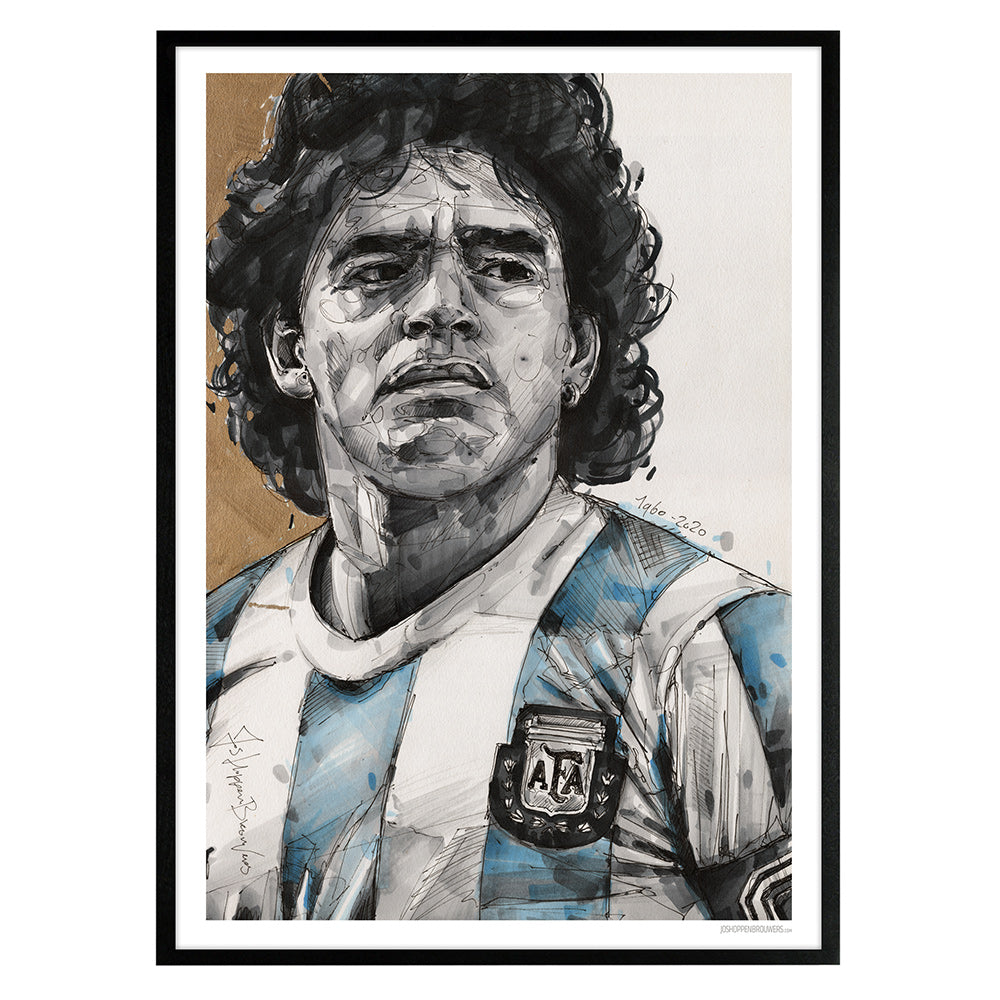 Diego Maradona 02 art print