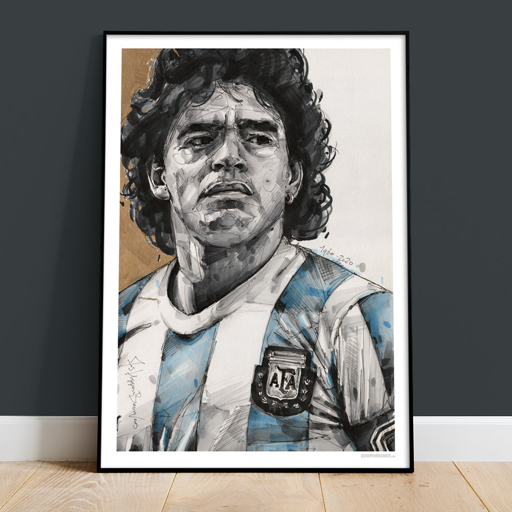 Diego Maradona 02 Druck 50x70 cm