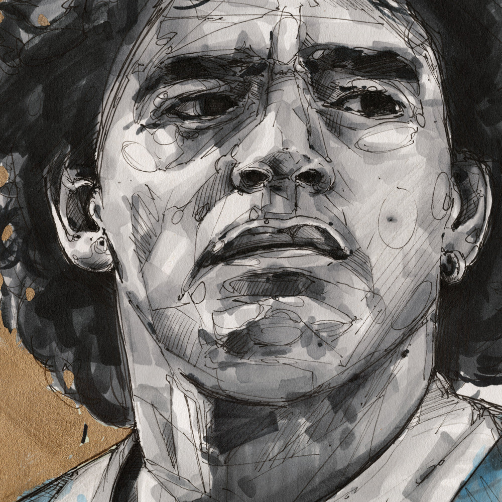 Diego Maradona 02 Druck 50x70 cm