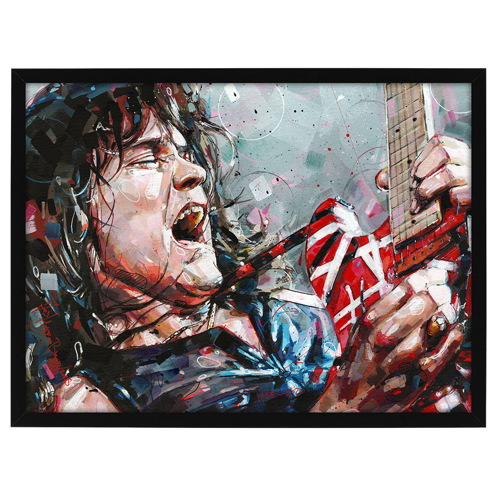 Eddie van Halen pintura 40x30 cm (VENDIDO)