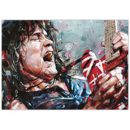 Eddie van Halen Druck 42x29,7 cm (A3)