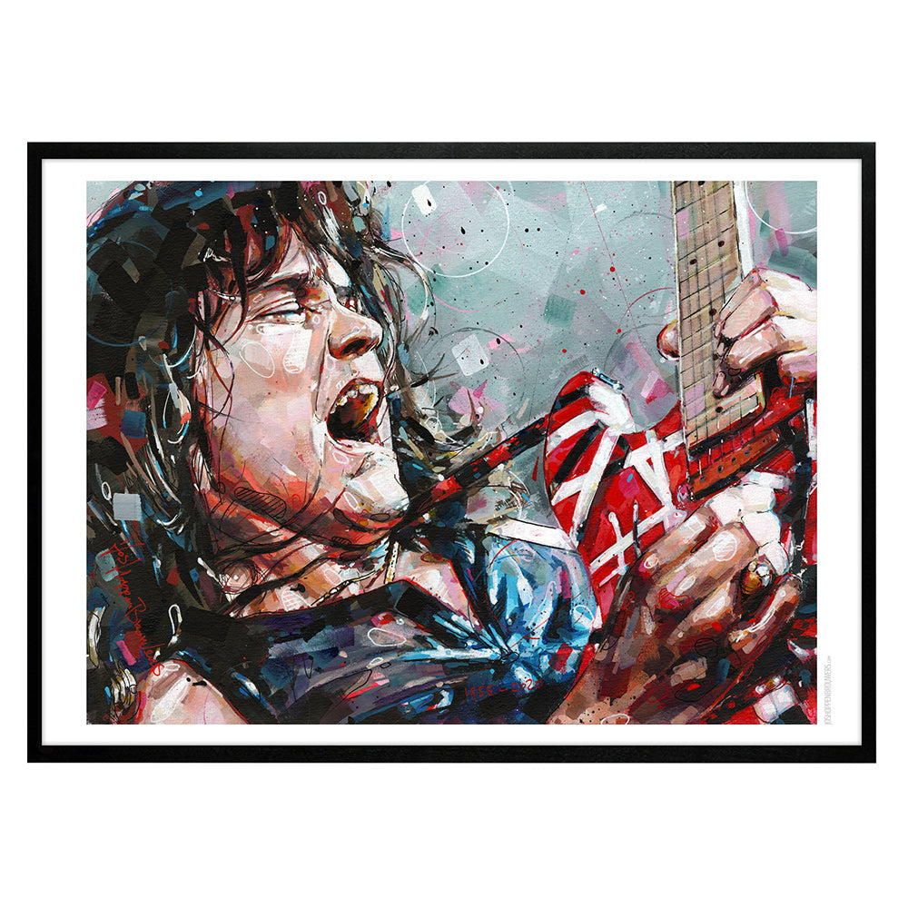 Eddie van Halen art print