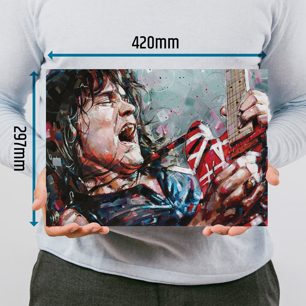 Eddie van Halen art print
