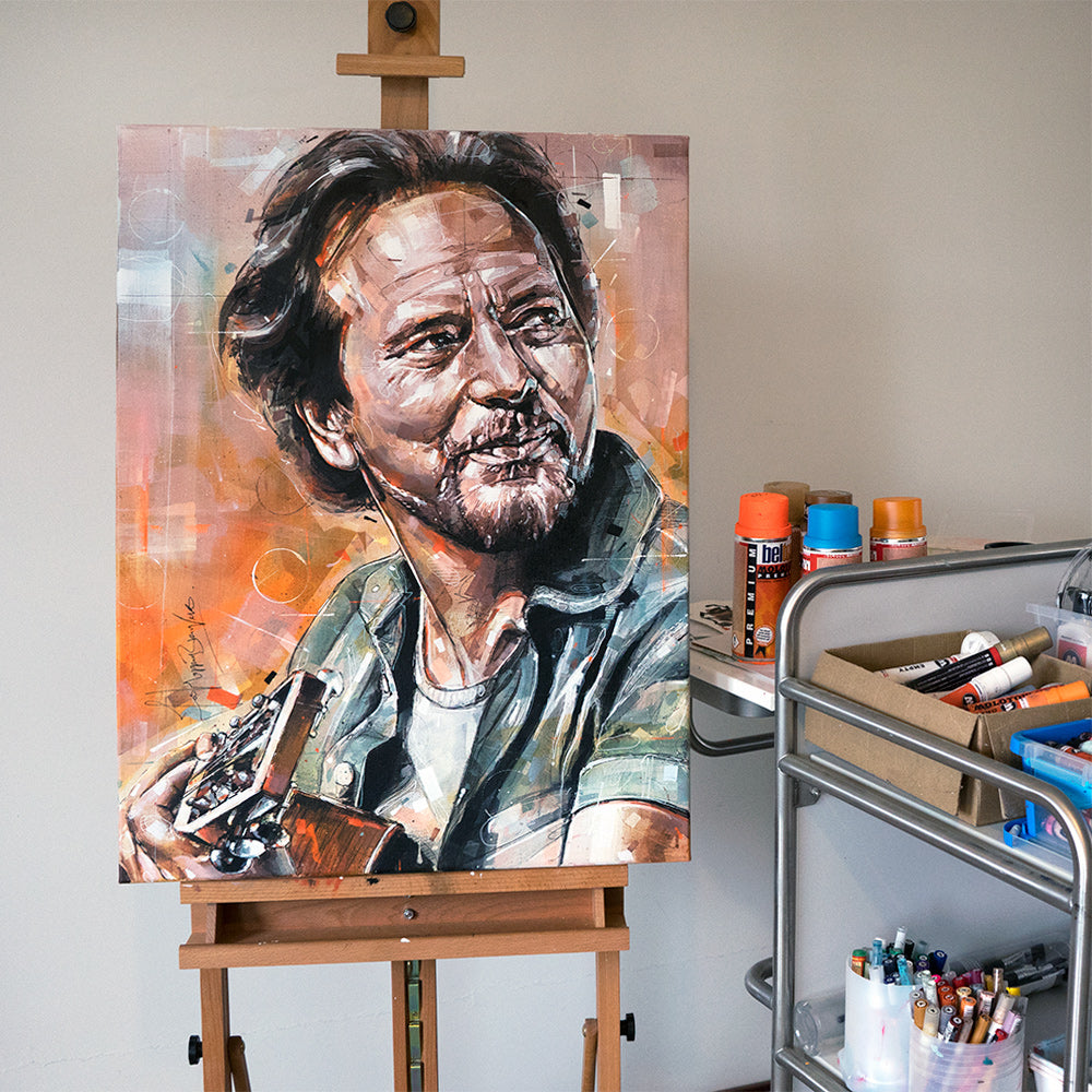 Eddie Vedder pintura 60x80 cm