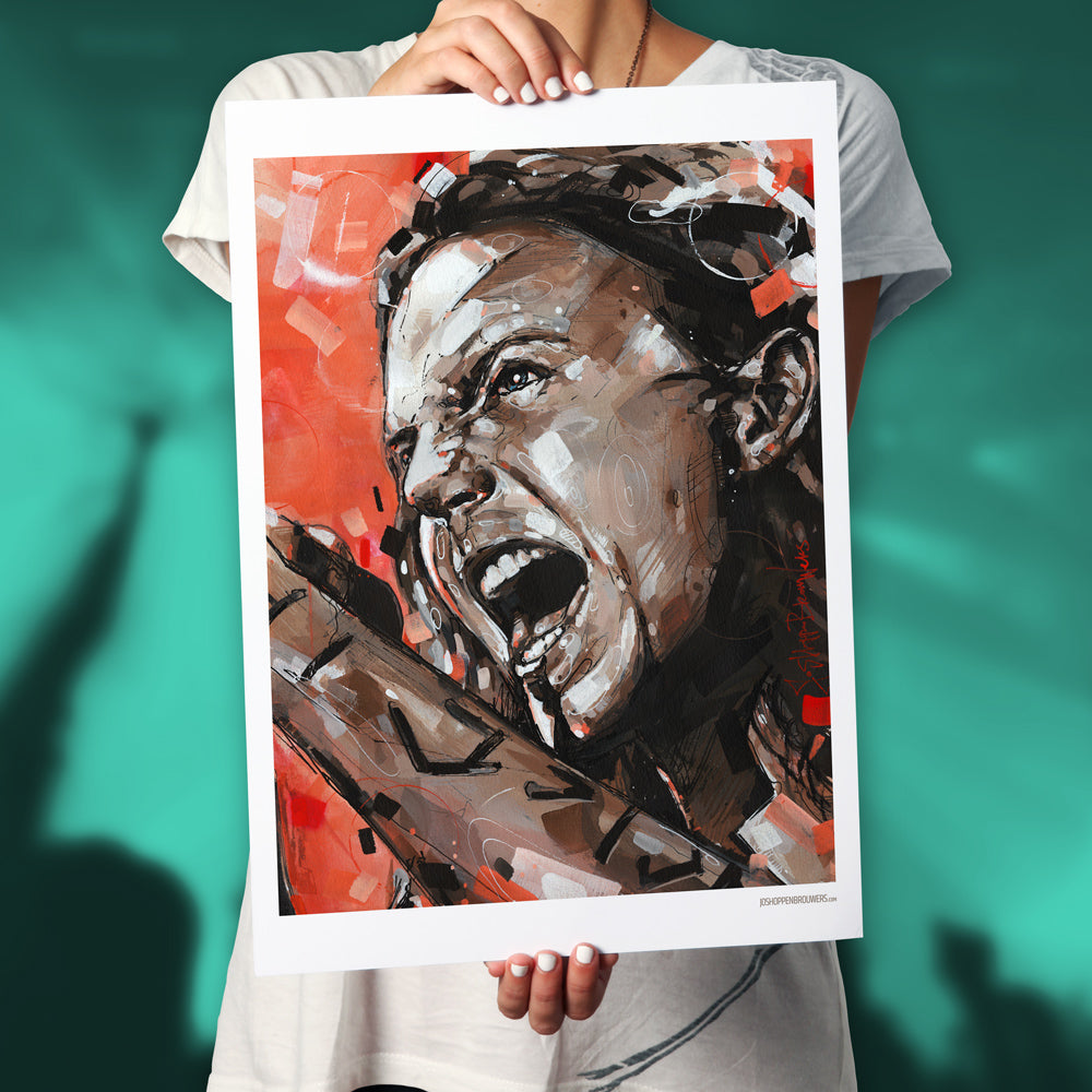 Eddie Vedder 01 print 50x70 cm